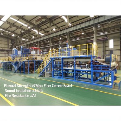 Flexural Strength ≥7Mpa Fiber Cement Board Production Line with Sound Insulation ≥45dB Fire Resistance ≥A1