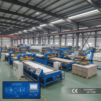 2000sqm 繊維セメント板 製造ライン CE標準と保証 1年 一貫性のある板のために最適化